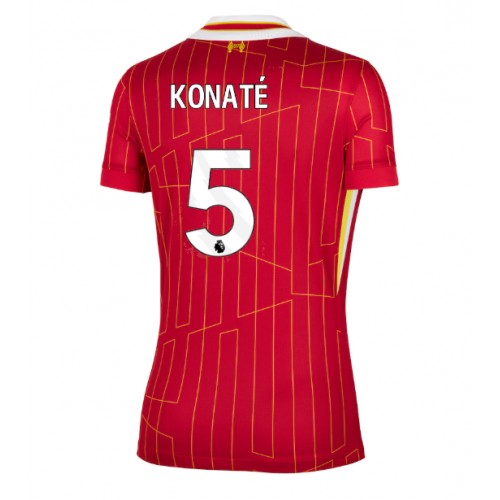 Ženski Nogometni dresi Liverpool Ibrahima Konate #5 Domači 2024-25 Kratek Rokav